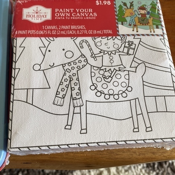 CHRISTMAS ACTIVITIES- GAME FOUR IN A ROW AND WATER COLOR PAINT YOUR OWN - Picture 4 of 5